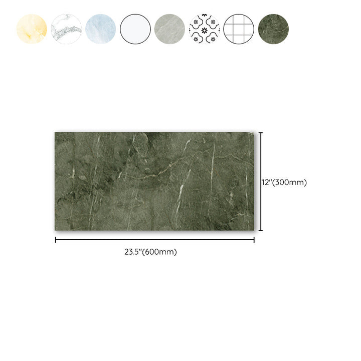 Lisslune | Rectangular Waterproof Tile PVC Single Peel & Stick Tile for Backsplash