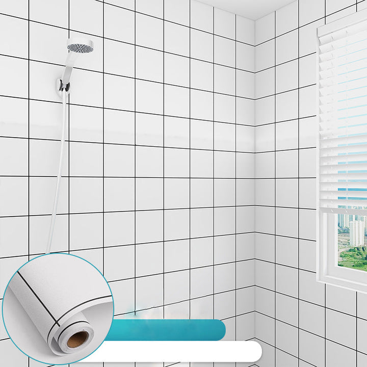 Lisslune | Grid Mosaic Peel & Stick Tile Waterproof Wallpaper for Back Wall