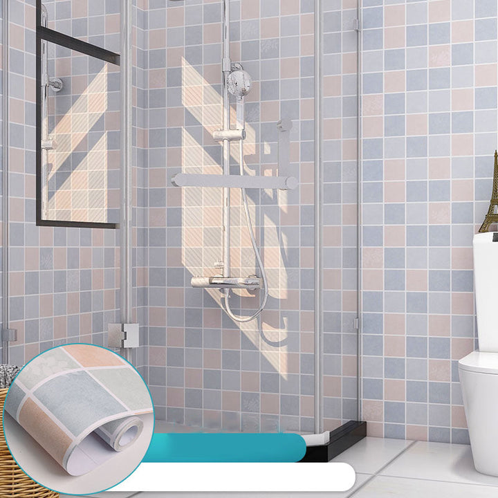 Lisslune | Grid Mosaic Peel & Stick Tile Waterproof Wallpaper for Back Wall