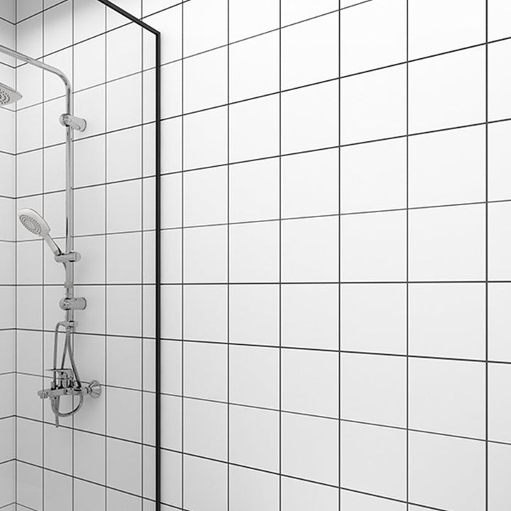 Lisslune | Grid Mosaic Peel & Stick Tile Waterproof Wallpaper for Back Wall