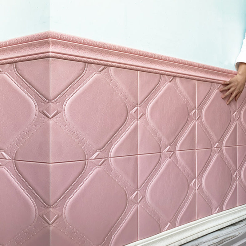 Lisslune | Modern Tin Backsplash Panel Smooth Styrofoam Wall Ceiling