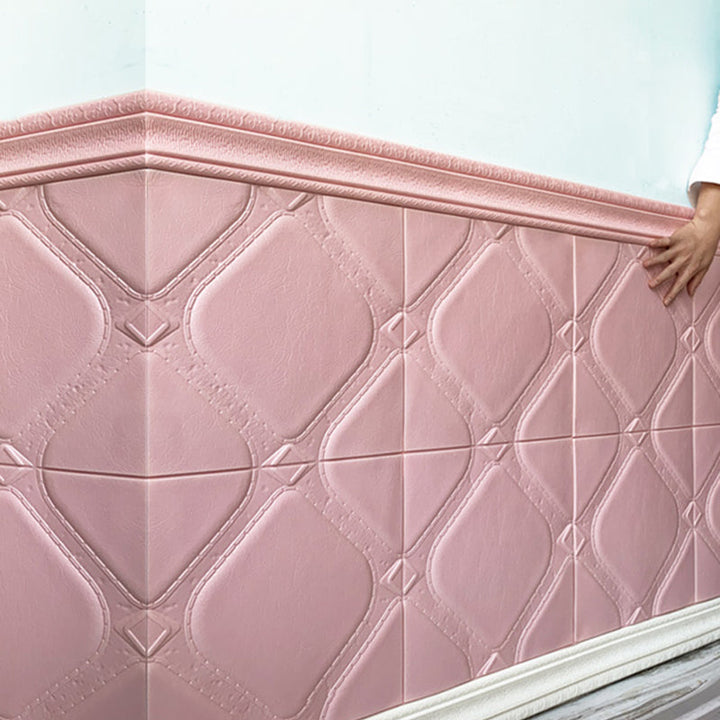 Lisslune | Modern Tin Backsplash Panel Smooth Styrofoam Wall Ceiling