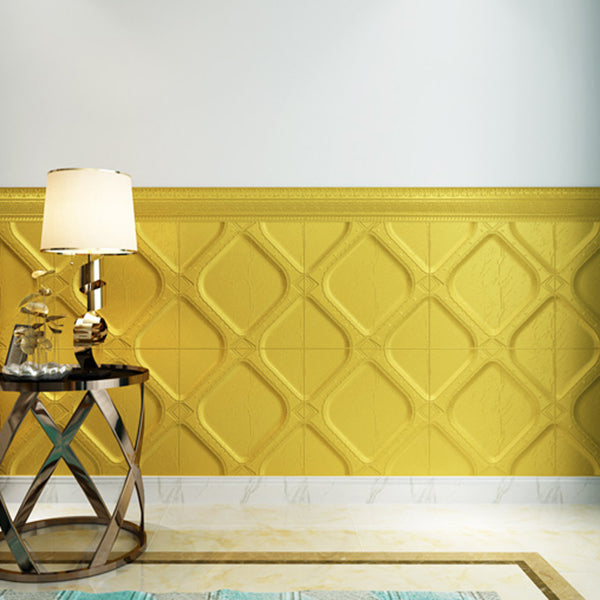 Lisslune | Modern Tin Backsplash Panel Smooth Styrofoam Wall Ceiling