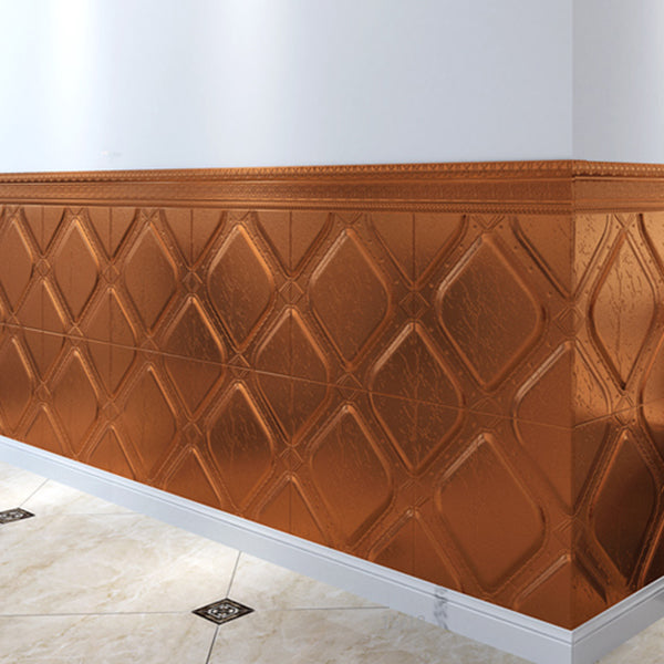 Lisslune | Modern Tin Backsplash Panel Smooth Styrofoam Wall Ceiling