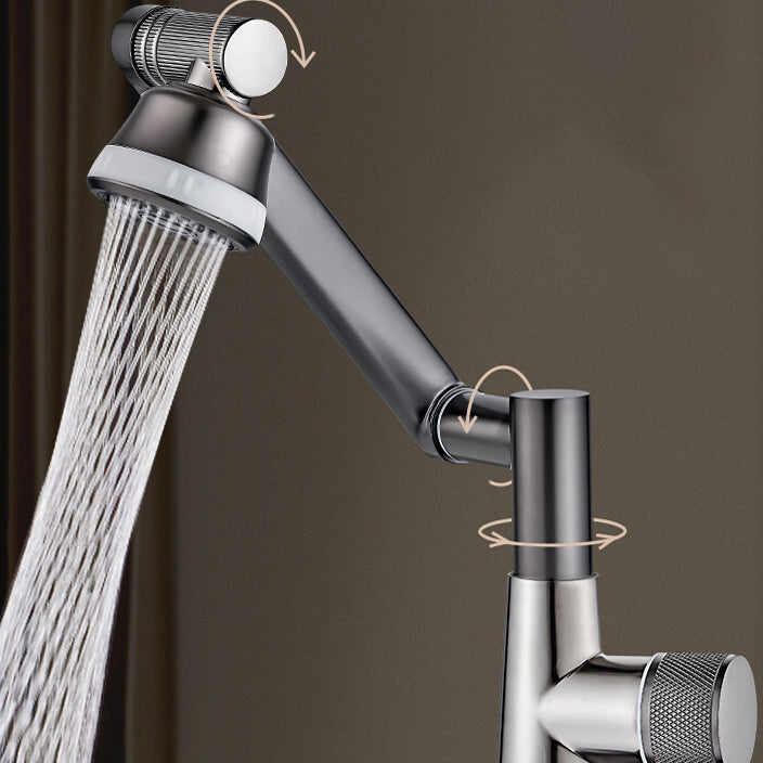 Lisslune | Knob Handle Widespread Bathroom Faucet Industrial Sink Faucet