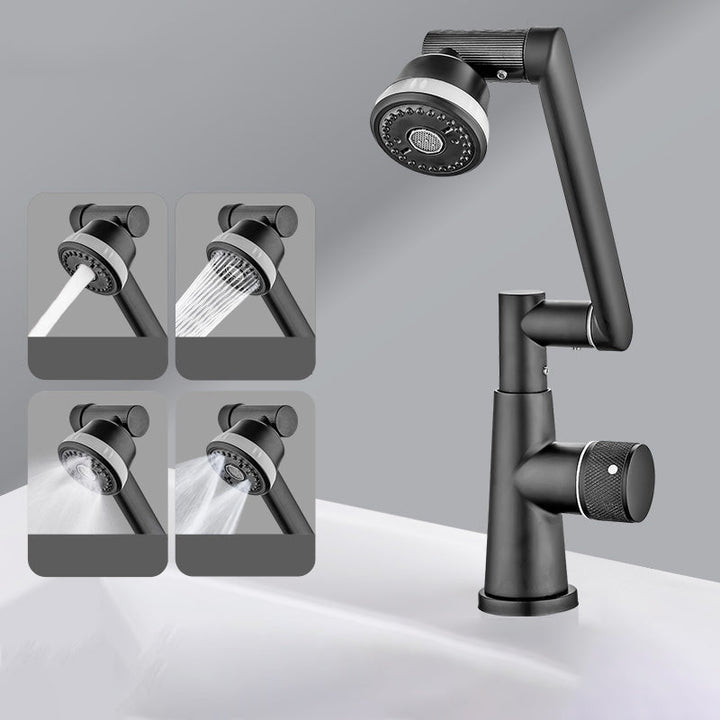 Lisslune | Knob Handle Widespread Bathroom Faucet Industrial Sink Faucet