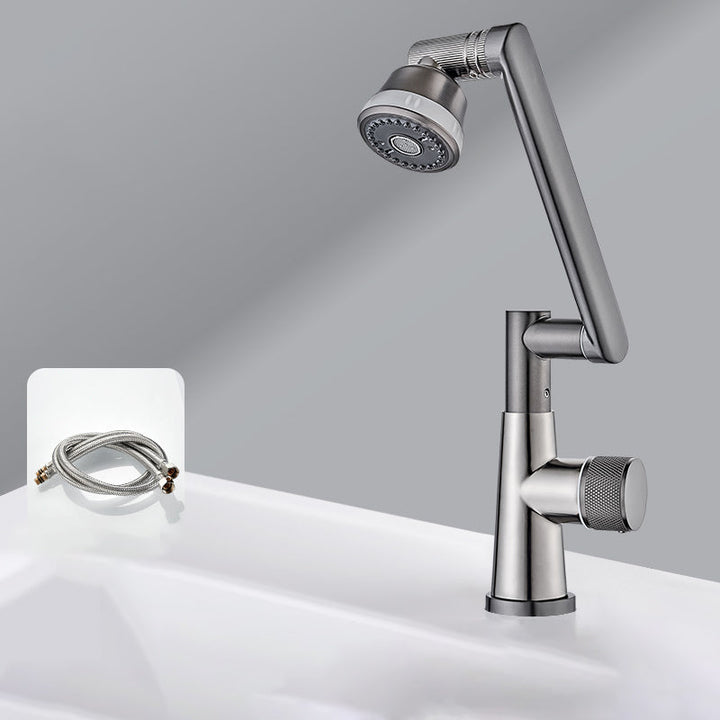 Lisslune | Knob Handle Widespread Bathroom Faucet Industrial Sink Faucet