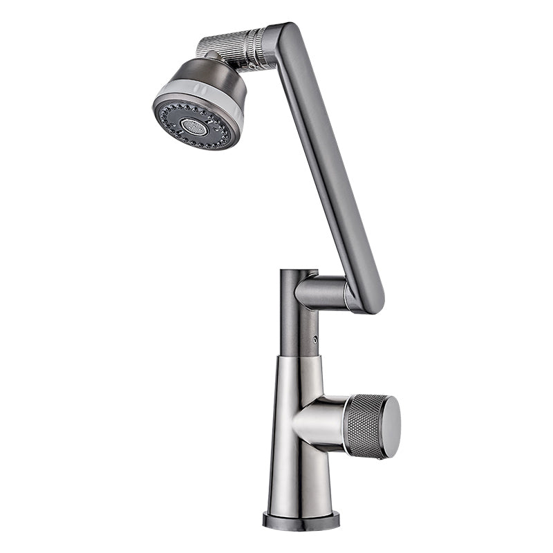 Lisslune | Knob Handle Widespread Bathroom Faucet Industrial Sink Faucet