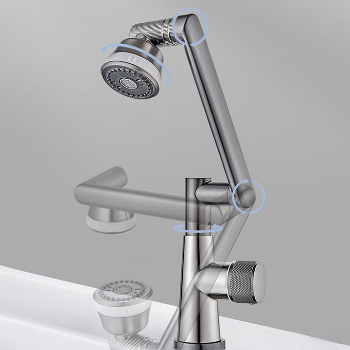 Lisslune | Knob Handle Widespread Bathroom Faucet Industrial Sink Faucet