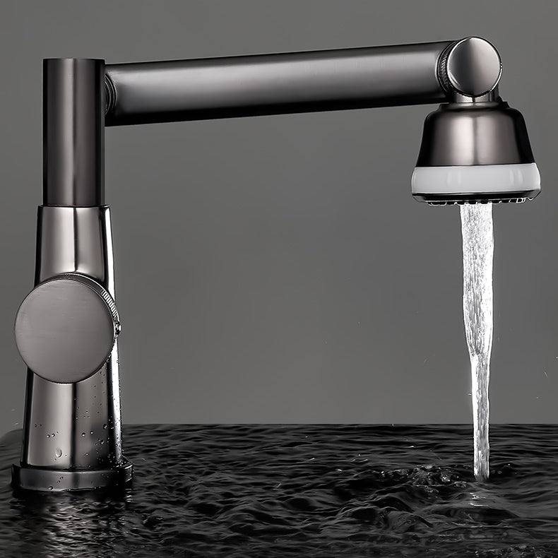 Lisslune | Knob Handle Widespread Bathroom Faucet Industrial Sink Faucet