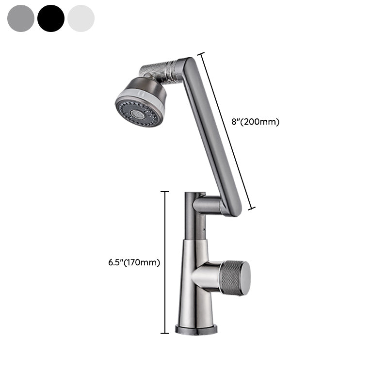 Lisslune | Knob Handle Widespread Bathroom Faucet Industrial Sink Faucet