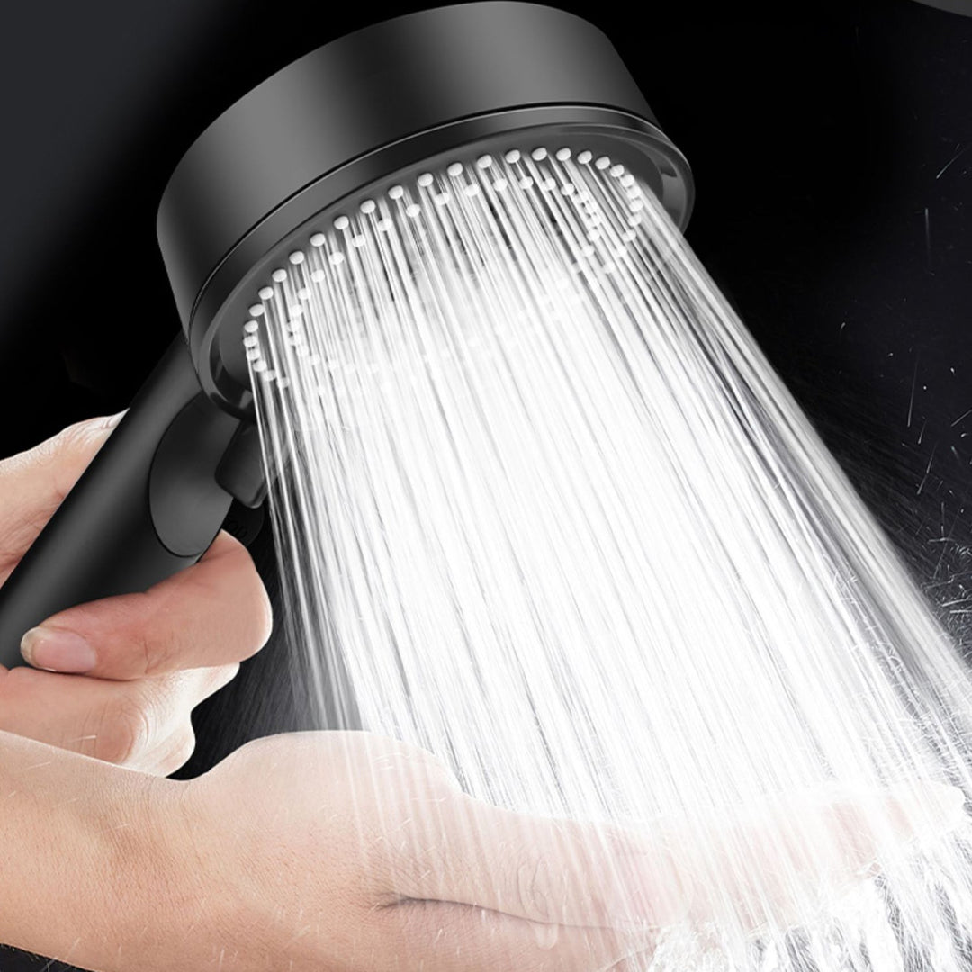 Lisslune | Round Hand Shower Adjustable Spray Pattern Wall Mounted Shower Head
