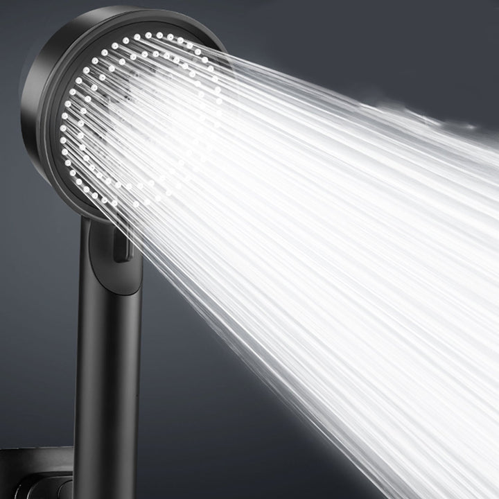 Lisslune | Round Hand Shower Adjustable Spray Pattern Wall Mounted Shower Head