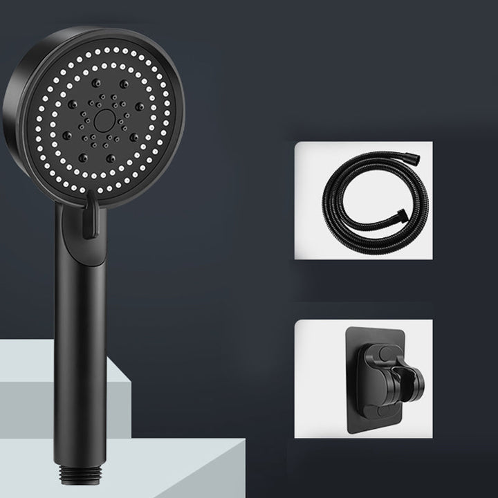 Lisslune | Round Hand Shower Adjustable Spray Pattern Wall Mounted Shower Head