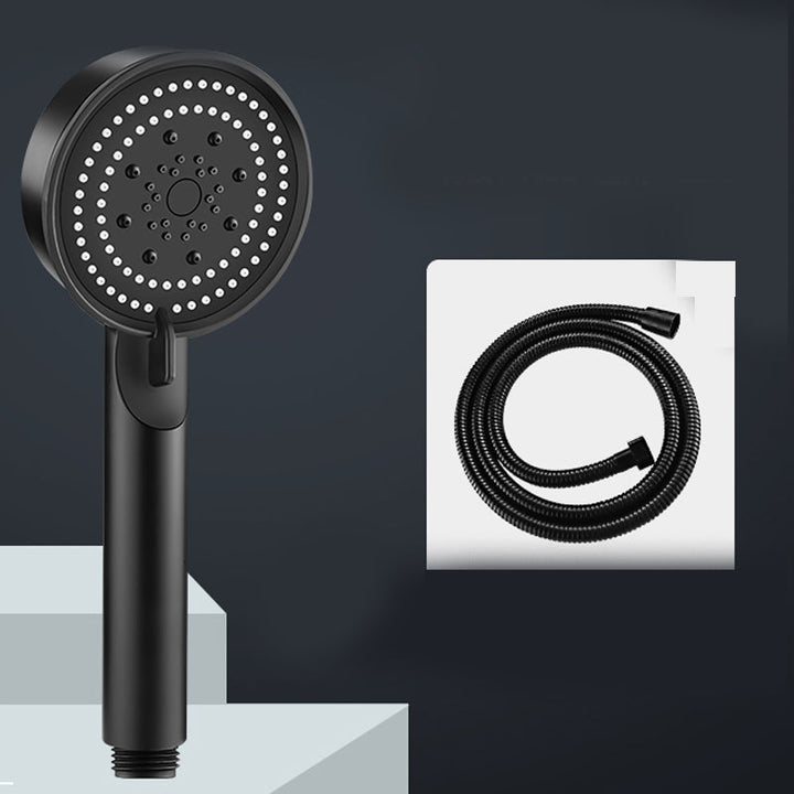 Lisslune | Round Hand Shower Adjustable Spray Pattern Wall Mounted Shower Head