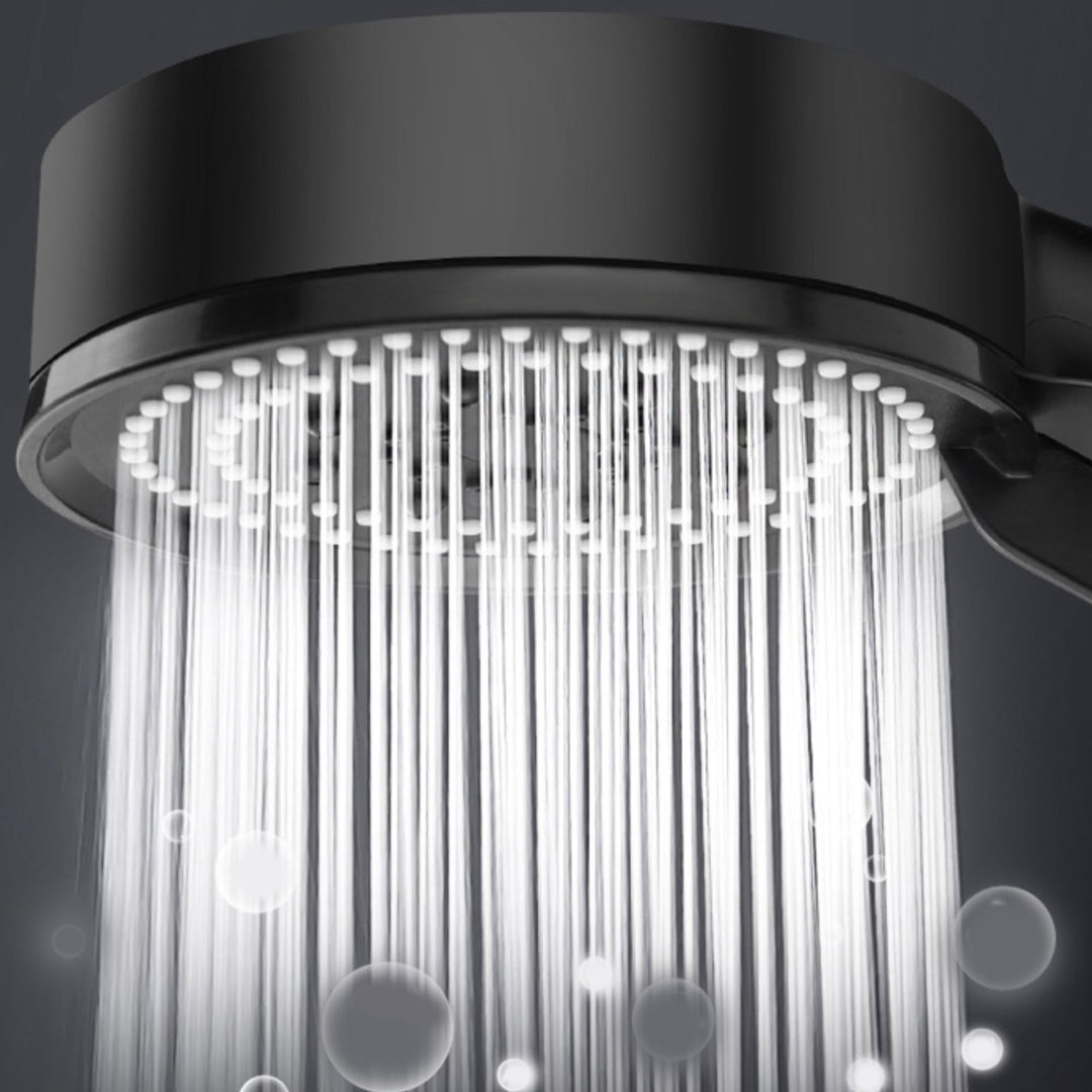 Lisslune | Round Hand Shower Adjustable Spray Pattern Wall Mounted Shower Head