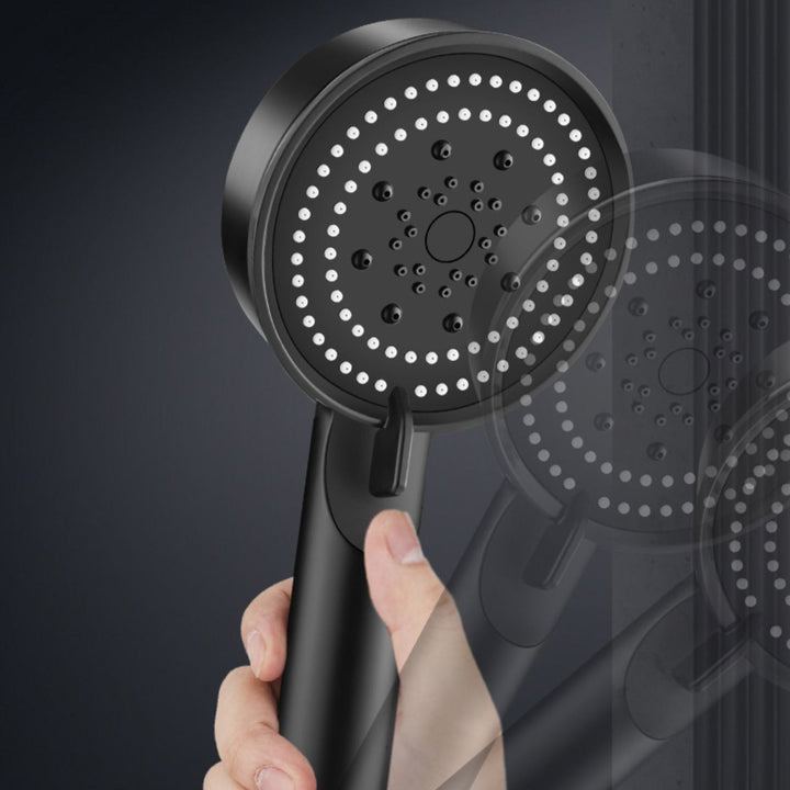 Lisslune | Round Hand Shower Adjustable Spray Pattern Wall Mounted Shower Head
