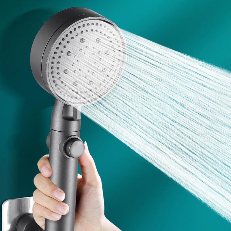Lisslune | Contemporary Round Hand Shower Adjustable Spray Pattern Wall Mounted Shower Head