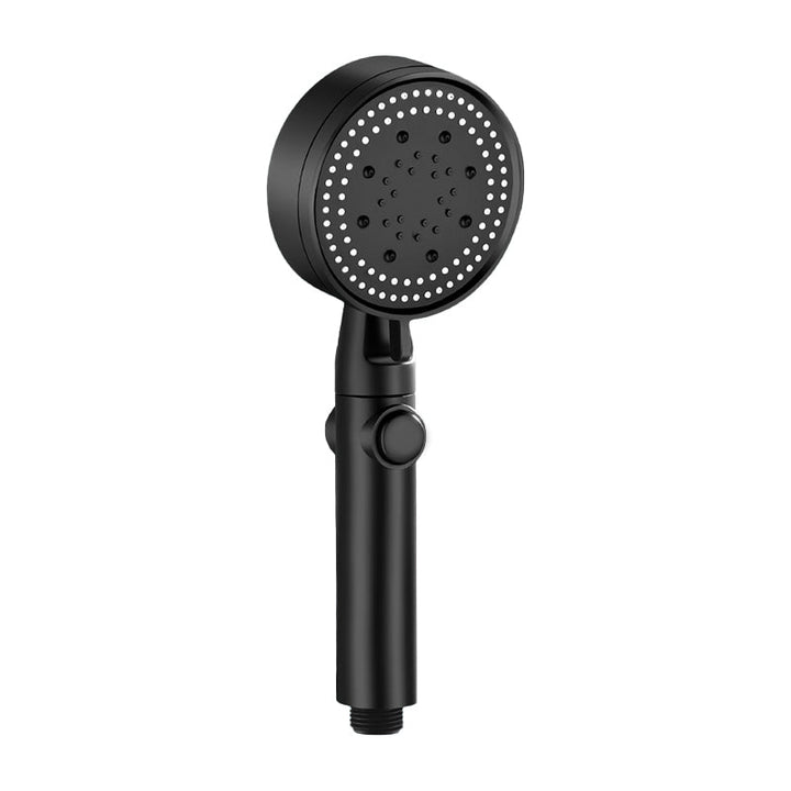 Lisslune | Contemporary Round Hand Shower Adjustable Spray Pattern Wall Mounted Shower Head