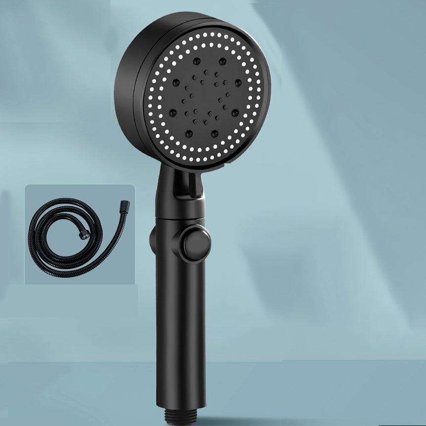 Lisslune | Contemporary Round Hand Shower Adjustable Spray Pattern Wall Mounted Shower Head