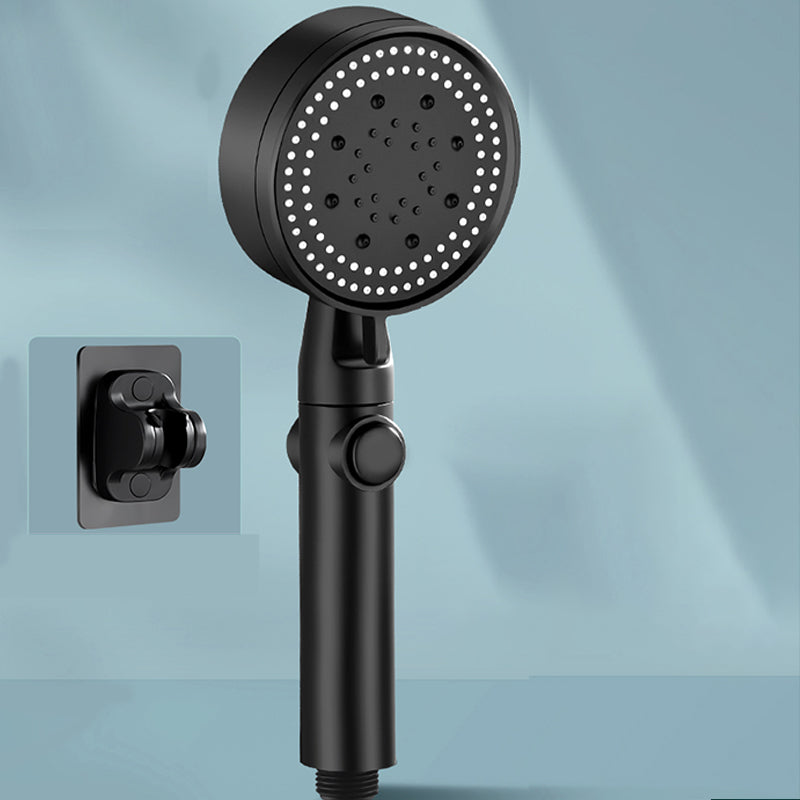 Lisslune | Contemporary Round Hand Shower Adjustable Spray Pattern Wall Mounted Shower Head