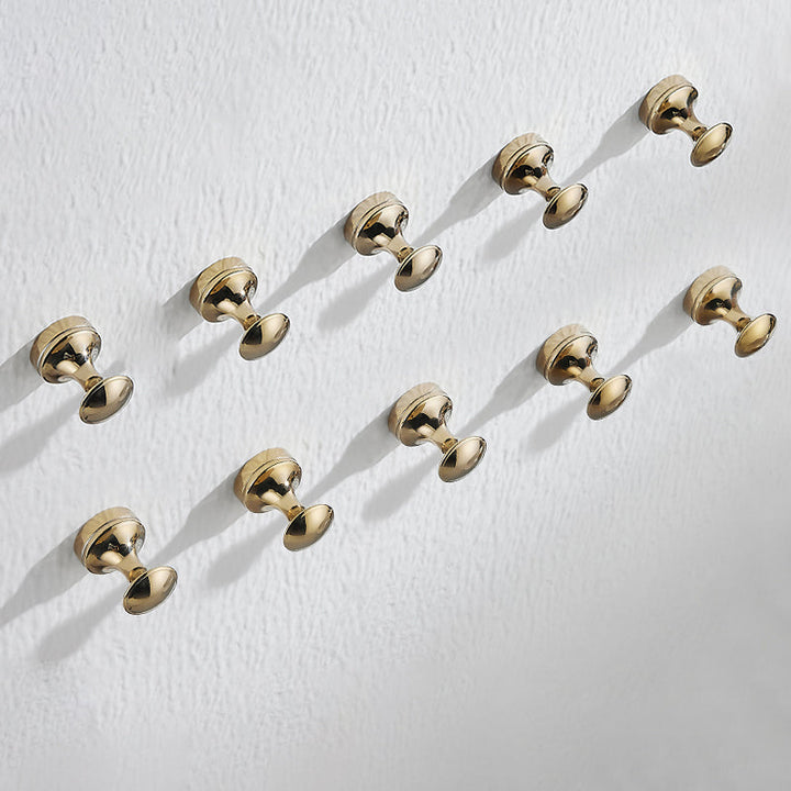 Lisslune | 10-piece Bathroom Accessories Hardware Set Modern Bathroom Accessories Set, Bathrobe Hooks