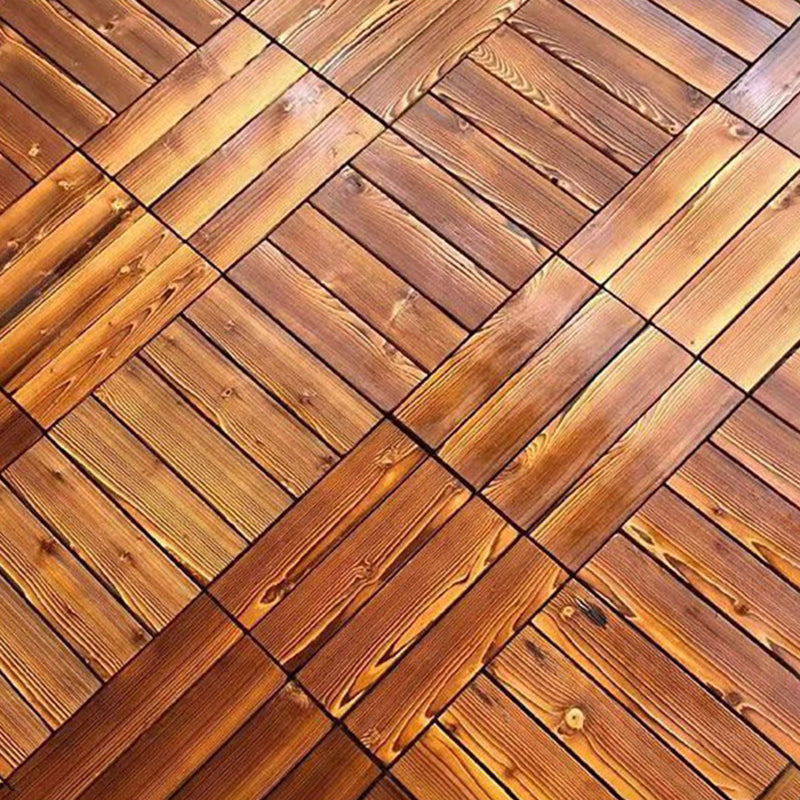 Lisslune | Wood Terrace Tiles Plug-in System Installation Outdoor Terrace Tiles