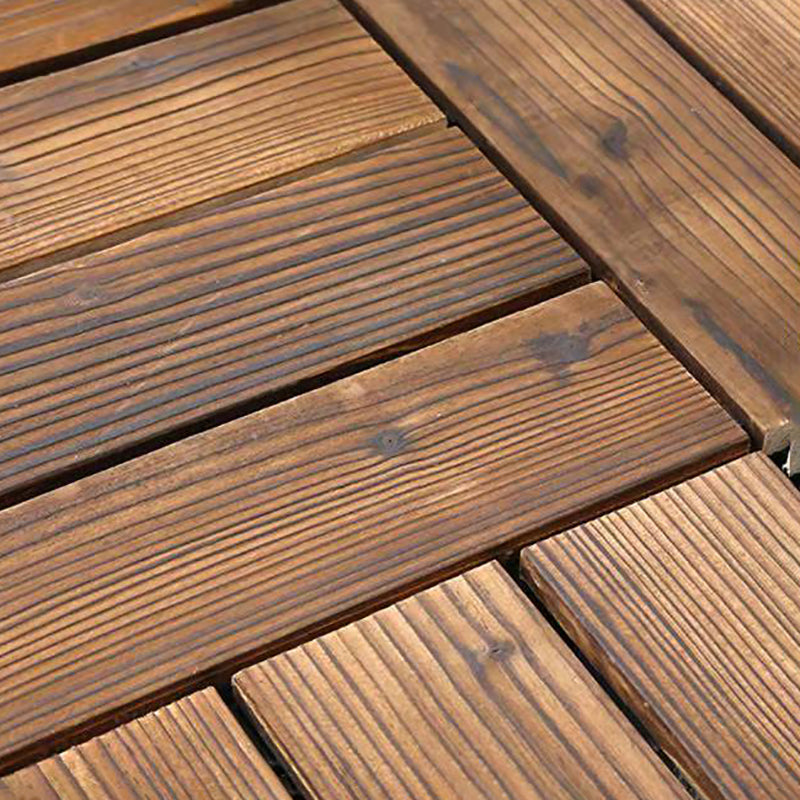 Lisslune | Wood Terrace Tiles Plug-in System Installation Outdoor Terrace Tiles