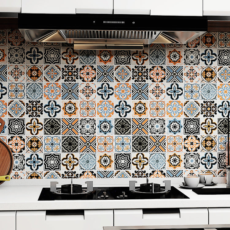 Lisslune | Spanish Pattern Single Tile Waterproof Peel & Stick Tile for Splashback Wall