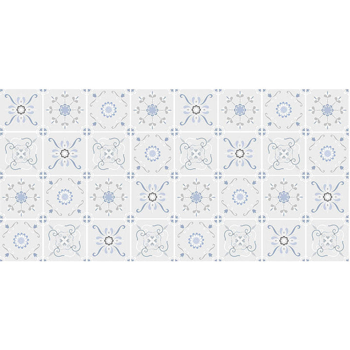 Lisslune | Spanish Pattern Single Tile Waterproof Peel & Stick Tile for Splashback Wall