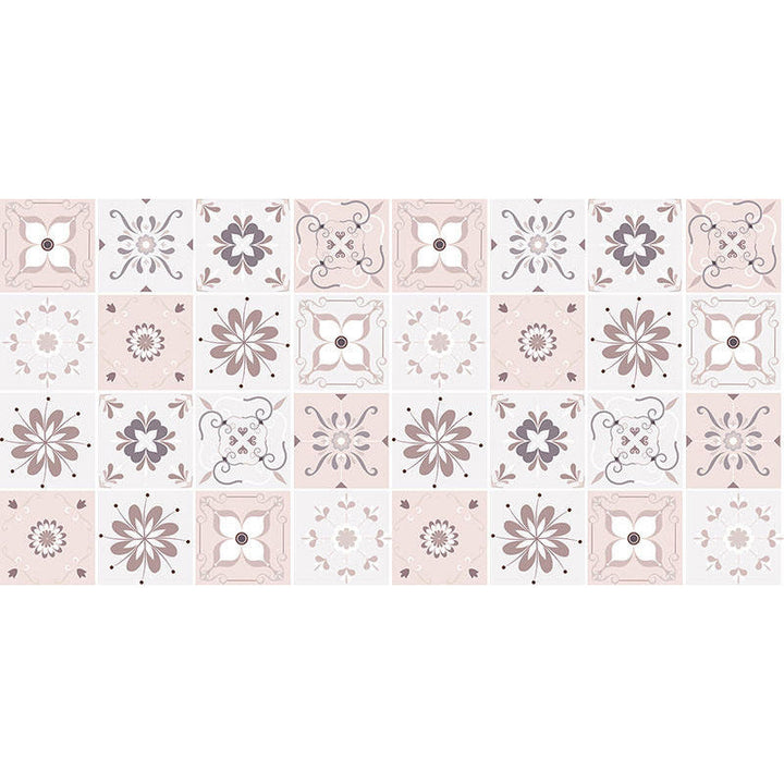 Lisslune | Spanish Pattern Single Tile Waterproof Peel & Stick Tile for Splashback Wall