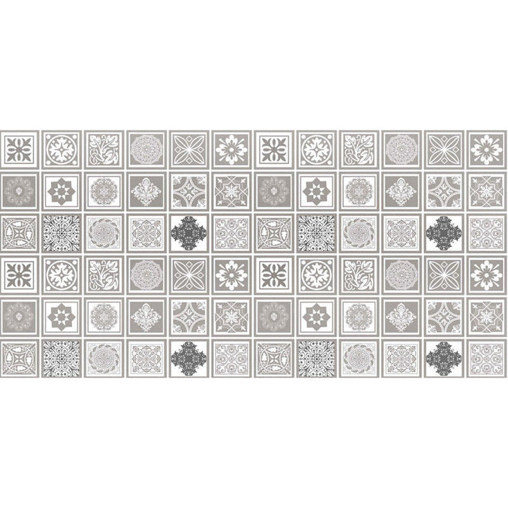 Lisslune | Spanish Pattern Single Tile Waterproof Peel & Stick Tile for Splashback Wall