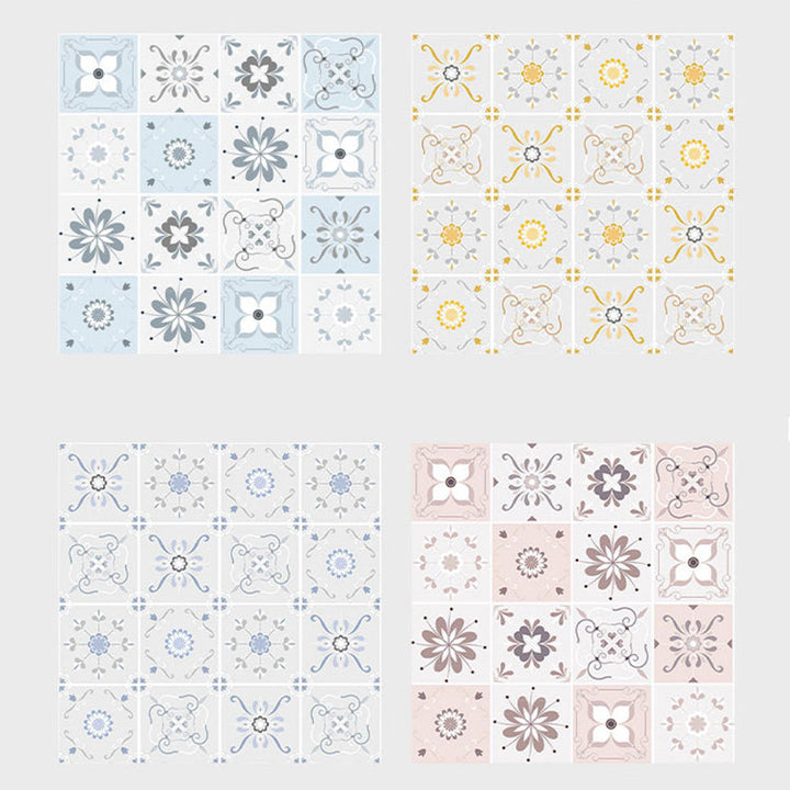 Lisslune | Spanish Pattern Single Tile Waterproof Peel & Stick Tile for Splashback Wall