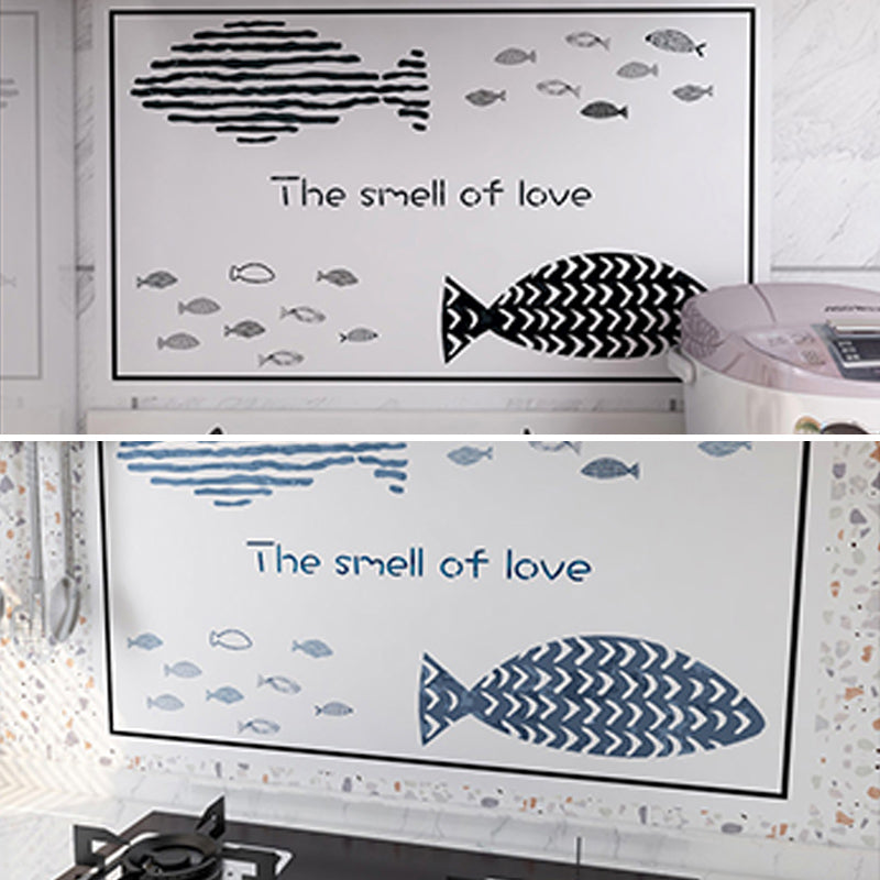 Lisslune | Waterproof PVC Tile Singular Peel & Stick Tile for Kitchen Splashback Wall