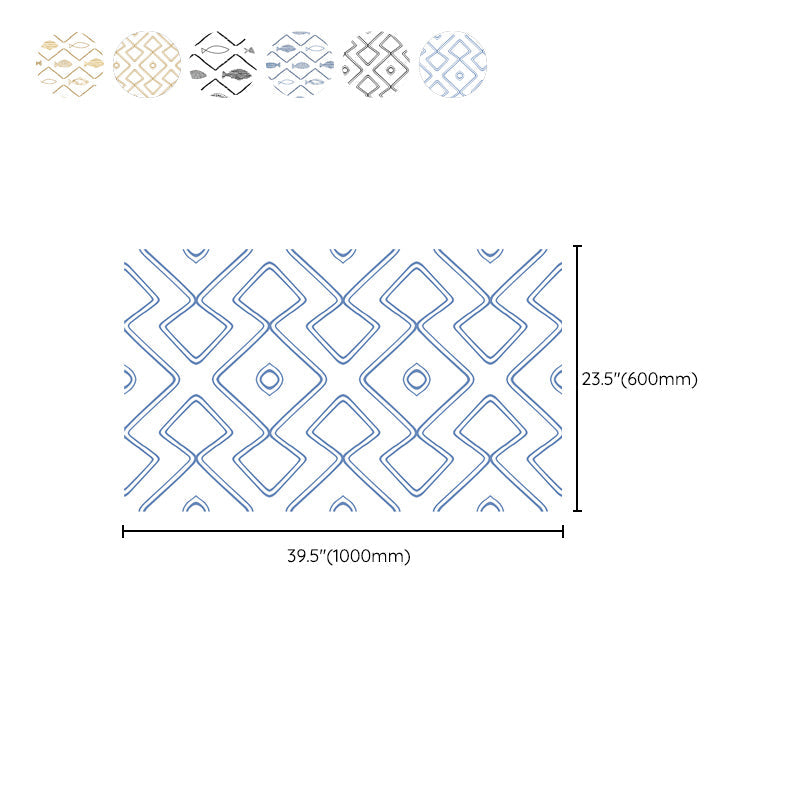 Lisslune | Waterproof PVC Tile Singular Peel & Stick Tile for Kitchen Splashback Wall