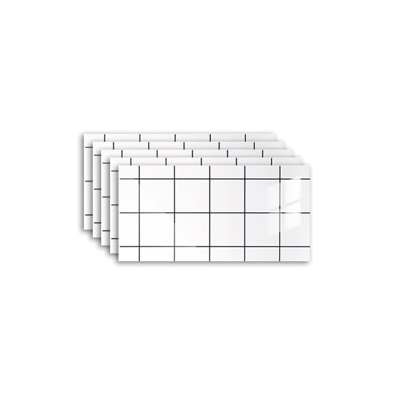 Lisslune | Scratch-resistant tile PVC Singular Peel & Stick tile for kitchen backsplash