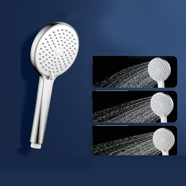 Lisslune | Round Self-Cleaning Handheld Shower Adjustable Water Flow Wall Mounted Hand Shower