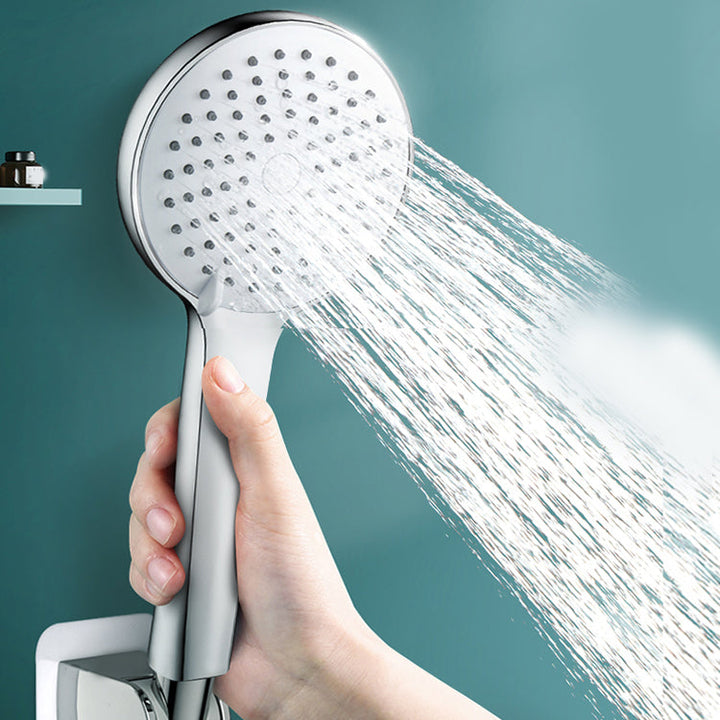 Lisslune | Round Self-Cleaning Handheld Shower Adjustable Water Flow Wall Mounted Hand Shower