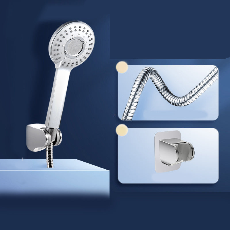 Lisslune | Round Self-Cleaning Handheld Shower Adjustable Water Flow Wall Mounted Hand Shower