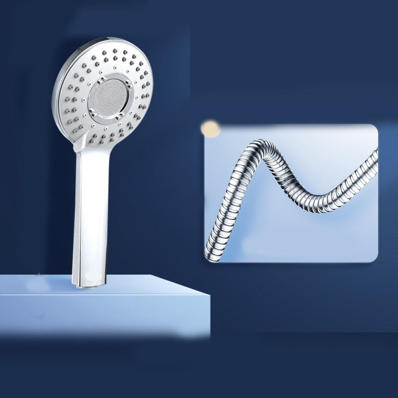 Lisslune | Round Self-Cleaning Handheld Shower Adjustable Water Flow Wall Mounted Hand Shower