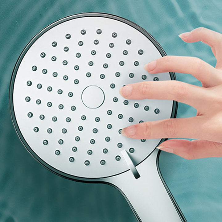 Lisslune | Round Self-Cleaning Handheld Shower Adjustable Water Flow Wall Mounted Hand Shower