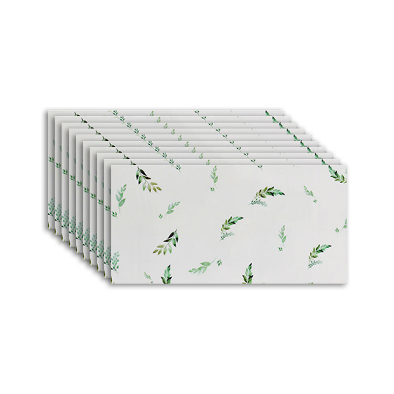 Lisslune | Rectangular fireproof tile PVC Single Peel & Stick Tile for Backsplash Wall