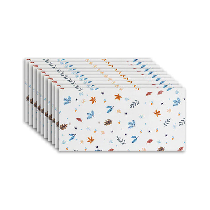 Lisslune | Rectangular fireproof tile PVC Single Peel & Stick tile for Backsplash Wall