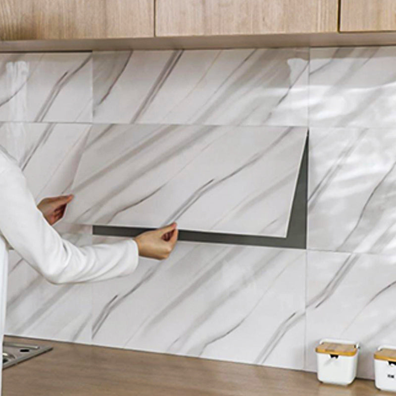 Lisslune | Rectangular fireproof tile PVC Single Peel & Stick tile for Backsplash Wall
