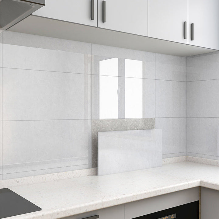 Lisslune | Rectangular Mold Resistant Tile PVC Single Peel & Stick Tile for Backsplash Wall