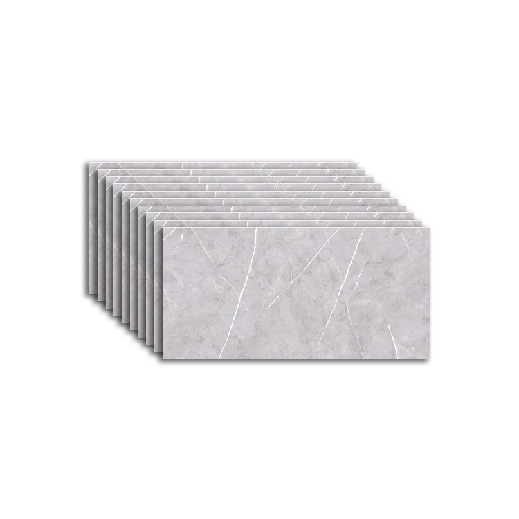 Lisslune | Rectangular Mold Resistant Tile PVC Single Peel & Stick Tile for Backsplash Wall