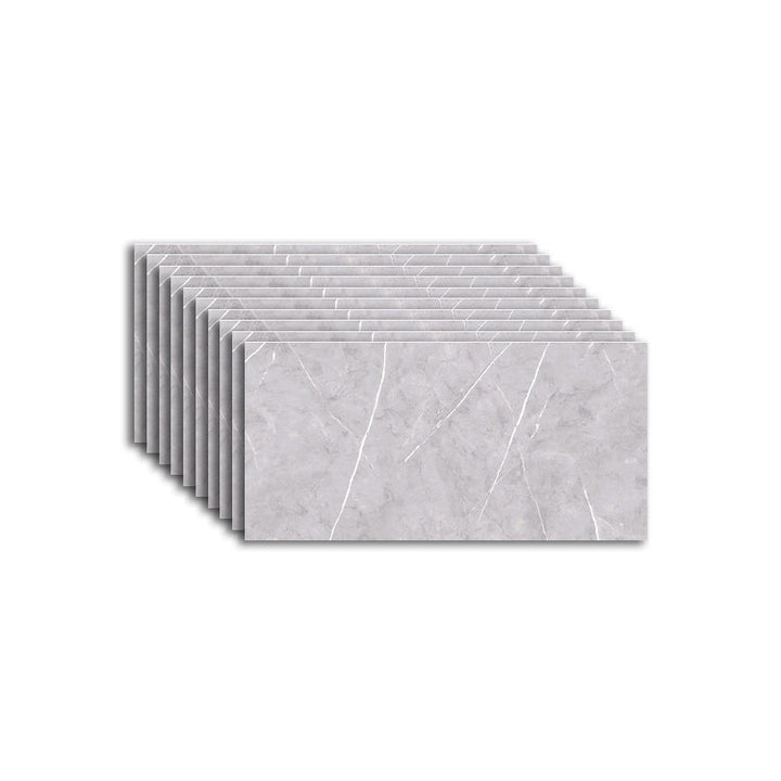Lisslune | Rectangular Mold Resistant Tile PVC Single Peel & Stick Tile for Backsplash Wall