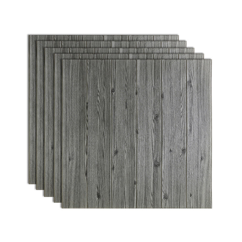 Lisslune | Modern Artificial Wood Grain Wall Access Panel Peel-and-Stick Foam Back Panel