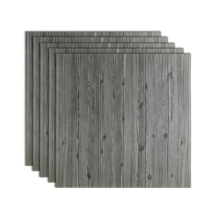 Lisslune | Modern Artificial Wood Grain Wall Access Panel Peel-and-Stick Foam Back Panel