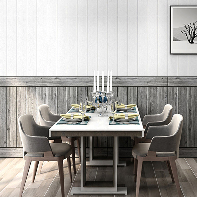 Lisslune | Modern Artificial Wood Grain Wall Access Panel Peel-and-Stick Foam Back Panel